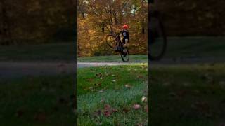 The gracefulness of a wheelie wheelie mtb mtbwheelie [upl. by Manup]