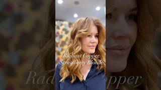 Copper Strawberry Blonde Hair Transformation hairtransformation haircolor balayageeducation [upl. by Esemaj]