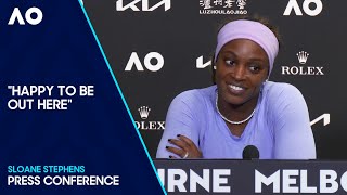 Sloane Stephens Press Conference  Australian Open 2024 Second Round [upl. by Ynes]