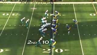 Misdirection Sweep Fake QB Boot H Shallow Cross with Nice Clear Out  Dynamic Play Review [upl. by Limak]