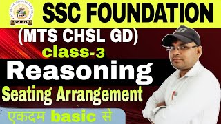 Seating Arrangement Reasoning  All Competitive Exams  RPF MTS GD  Reasoning by Shivam sir  jms [upl. by Asli]