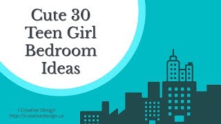 Cute 30 Teen Girl Bedroom Ideas [upl. by Ban]