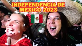 ASI SE VIVIO EL GRITO DE INDEPENDENCIA EN LA CIUDAD DE MEXICO 2023 [upl. by Fayth3]