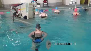 AQUAFITNESS AQUAGYM E HIDROGINASTICA  6 ejercicios para mayores de 60 años con el Pullboy [upl. by Tertia]