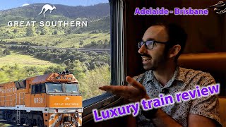 Australias newest luxury train  The Great Southern  Adelaide to Brisbane [upl. by Crim]