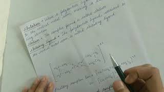 chelation amp factors affecting stability of complexes2Bsc2 by Simran 5009 [upl. by Haelat405]