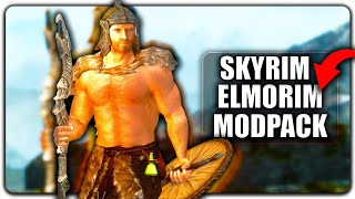 Smooth Modern Combat For Skyrim  ElmoRim Modpack [upl. by Sheply]