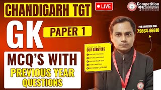 CHANDIGARH TGT  GK  PYQS LIVE CLASS  COACHING IN CHANDIGARH competitionguru tgtexam [upl. by Kirred]