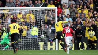 Watford 31 Manchester United  Goals Capoue Zuniga Deeney amp Rashford  REVIEW [upl. by Yknip]