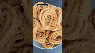 Wheat flour Chakli  Murukku foodsnacksfestivalrecipecookingshortshealthyytvideotastyeasy [upl. by Ainoet]