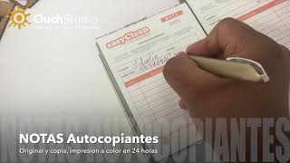 NOTAS Autocopiante Personalizadas Venta Remision Comanda [upl. by Nordna]