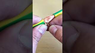 How to Joint Electric Wires  Amazing idea shorts hacks shortvideo [upl. by Avahc]