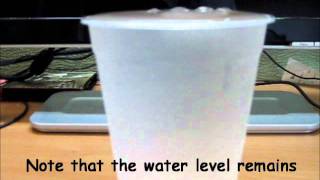 Will melting ice cause water level to rise [upl. by Ttenneb]