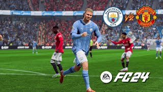 FC 24 PC  MANCHESTER CITY VS MANCHESTER UNITED  FULL MATCH GAMEPLAY 2024 [upl. by Gaylene]