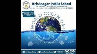 World Ocean Day 2024  Krishnagar Public School [upl. by Ley345]