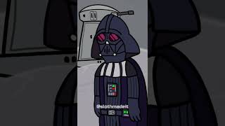 Darth Vaders Vacation Part 2 meme starwars starwarsanimation [upl. by Wash]