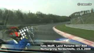 Crash after Toto Wolff´s Nürburgring Nordschleife Record of 70328 [upl. by Dominga895]