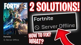 FORTNITE SERVERS OFFLINE FIX Chapter 5 Season 4 [upl. by Ennagroeg]