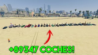 83948 COCHES EN LA PLAYA DE LOS SANTOS CONCURSO DE COCHES TUNEADOS  GTA V ONLINE [upl. by Einafets]