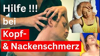 Partner Massage Akupressur amp Physiotherapie So helft ihr euch selbst  Teil 1 Kopfamp Nacken [upl. by Esyli546]