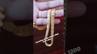 Forming dollar chain 26 inch 1200 Free ship  formingjewellery Alangaramimitationjewellery [upl. by Magulac834]