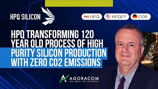 HPQ Transforming 120 Year Old Process Of High Purity Silicon Production With Zero CO2 Emissions [upl. by Martinsen918]