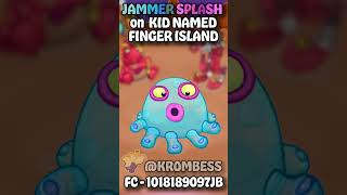 TOE JAMMER on KID NAMED FINGER ISLAND Animated music mysingingmonsters msm fanmade [upl. by Hsirk]