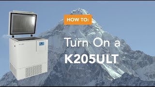 UltraLow Freezer  Vaccine Freezer  How to Turn On a K205ULT [upl. by Kirst]