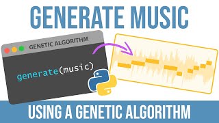 Genetic Algorithm in Python generates Music code included [upl. by Bosch]