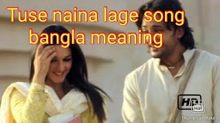 Tose naina lage song bangla meaning lyrics [upl. by Airamanna]