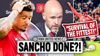 The END For Sancho At Manchester United  Man United News [upl. by Ewen]