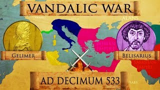 Battle of Ad Decimum 533 Roman  Vandalic War DOCUMENTARY [upl. by Radford]