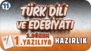 11sınıf Edebiyat 2Dönem 1Yazılı Hazırlık 2023 [upl. by Rocky]