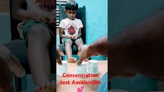 Concentration test shortsfeed youtubeshorts kids task entertainment focus viral familyvlog [upl. by Linskey]