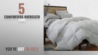 Top 10 Comforters Oversized King 2018 Super King Oversized California King Down Alternative [upl. by Pik]