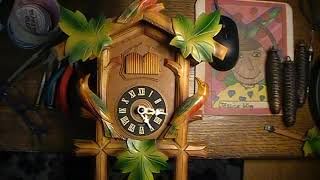 Herr Musical Cuckoo Clock with Top Mounted Music Box Not Working RightAdjusting the Music Box [upl. by Fitzhugh]