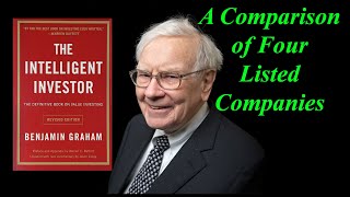 A Comparison of Four Listed Companies The Intelligent Investor Audiobook Chapter 13 Summary [upl. by Lopez]