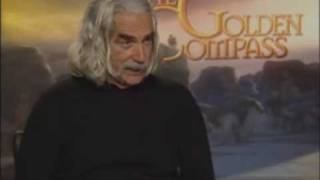 Sam Elliot The Golden Compass Premiere Interview [upl. by Anrahs494]