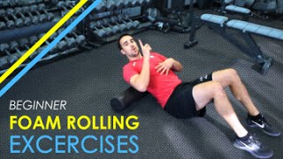 BEGINNER Foam Rolling Exercises [upl. by Eliga]