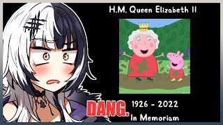 Shioris comical reaction to unexpected Queen Memorial in Peppa Pig 【Hololive EN  Shiori Novella】 [upl. by Ecirtram]