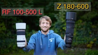 Ein unfairer Vergleich Nikon 180600 vs Canon 100500 für die Wildlife Fotografie [upl. by Htepsle306]