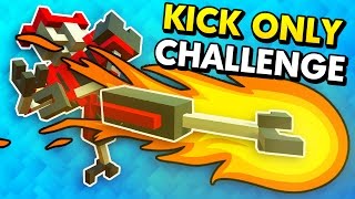 POWER KICK IN THE NEW KICK ONLY CHALLENGE Clone Drone in the Danger Zone Funny Gameplay [upl. by Dott]