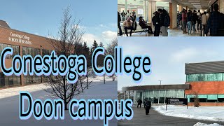 Tour of Conestoga College Doon campus 3  Canada  College life [upl. by Eanod]