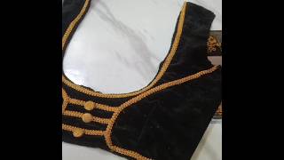 Velvet blouse designs cutting and stitching shortvideo youtubeshorts asfashion viral [upl. by Nagaek]