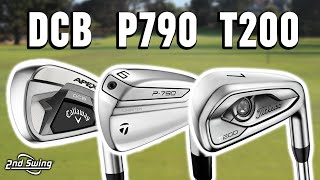 Golf Irons Comparison  TaylorMade P790 Callaway Apex DCB Titleist T200 [upl. by O'Carroll]