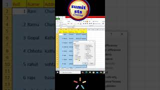 Excel Delete Blank Row in data in Microsoft Excelviralvideo excel sumitstsonline [upl. by Meehar]