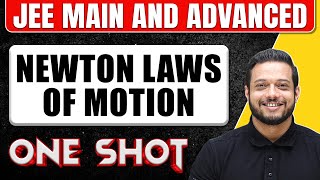 NEWTON LAWS OF MOTION in One Shot All Concepts amp PYQs Covered  JEE Main amp Advanced [upl. by Utas]