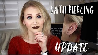 DAITH PIERCING UPDATE  Infections Bumps amp Headaches [upl. by Dione]