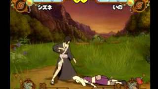 Narutimate Accel 2 Shizune vs TS Ino [upl. by Matthaeus323]