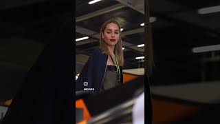 Emilia Clarke at Mclaren garage  British Grand Prix 2024 [upl. by Isahella710]